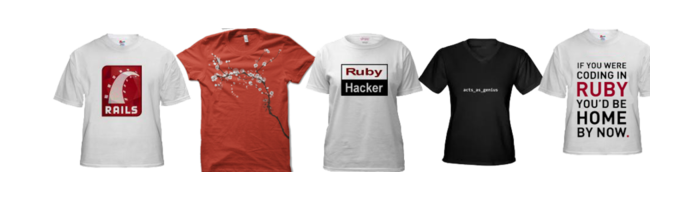 Ruby and Rails T-Shirts